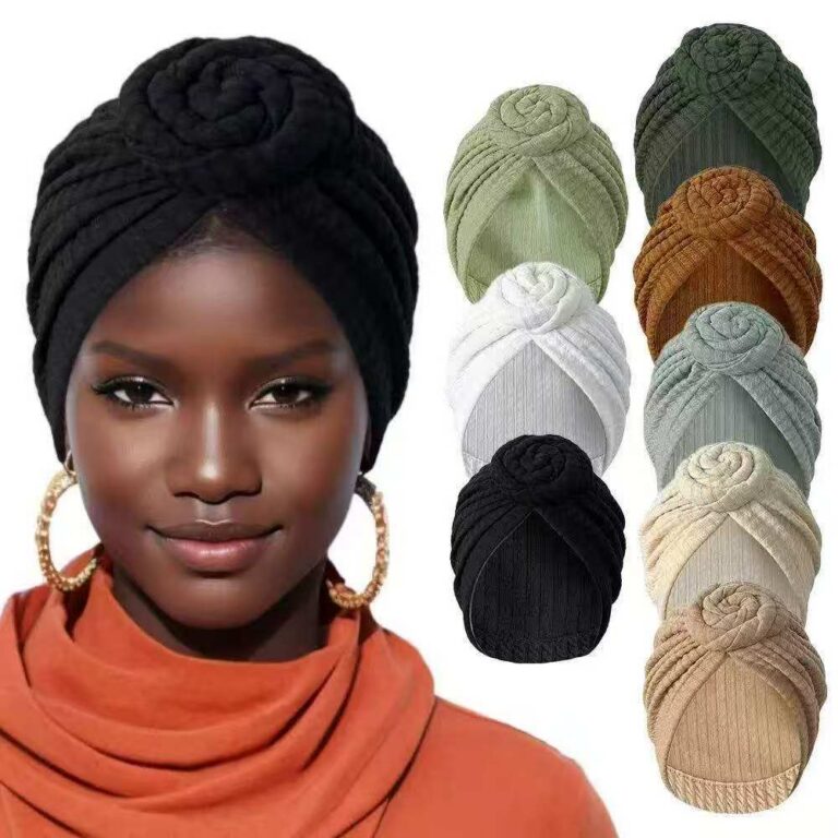 Headband 3D Rose Knot Turban Head Wrap Headband