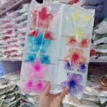Claw clip Plumeria Flower Claw Clip 3-Piece Set