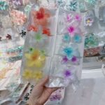 Claw clip Plumeria Flower Claw Clip 3-Piece Set