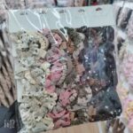 Rubber band Bubble Bead Rhinestone High-Elastic Terry Hair Ties
