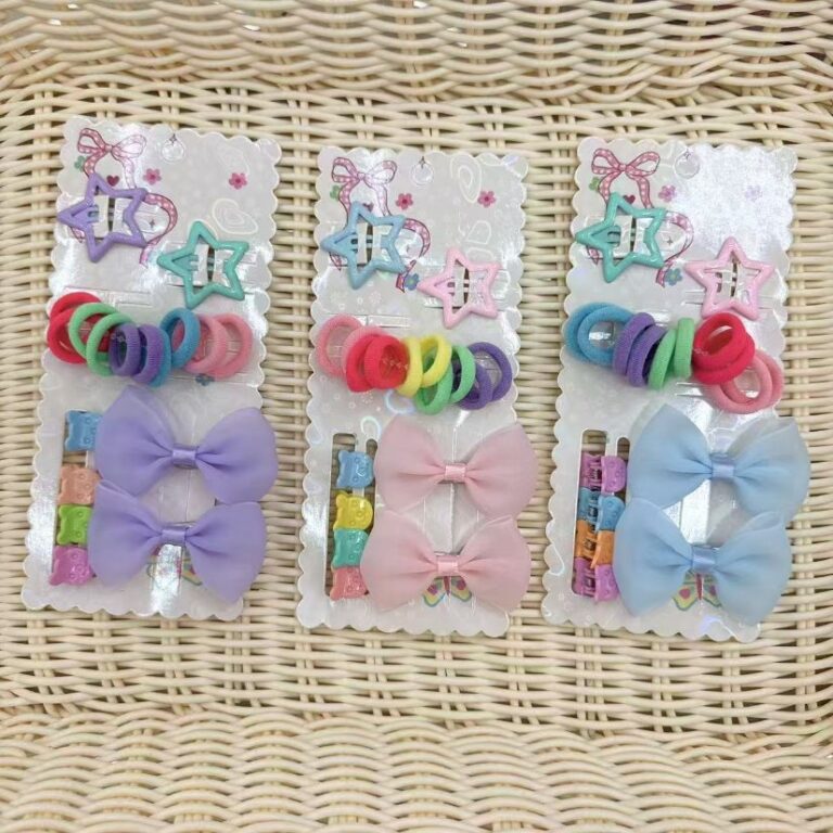 Children's hair accessories Kids' Star Tulle Bow Hair Accessory Set