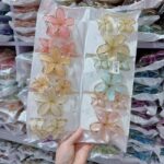 Claw clip Plumeria Flower Claw Clip 3-Piece Set