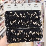 Rubber band Black Basic Hair Ties