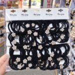 Rubber band Black Basic Hair Ties