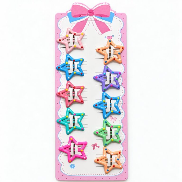 Hair clip Kids' Painted Polka Dot Star BB Hair Clips