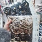 Rubber band Bubble Bead Rhinestone High-Elastic Terry Hair Ties